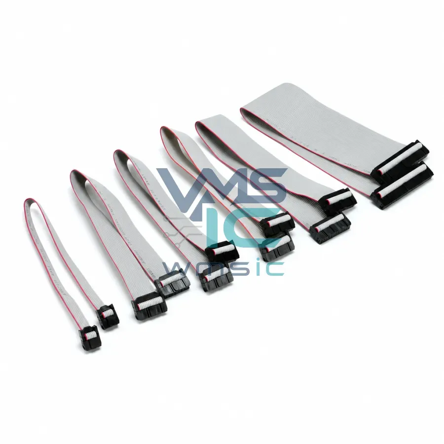 FC Flat Ribbon Cable 2.54mm Pitch 6P-40P Double Head AVR Jumper 30cm FC-6 Package