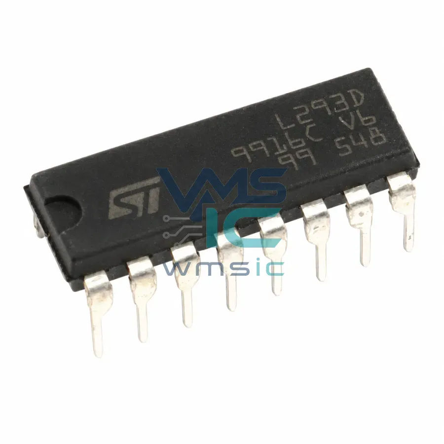 Драйвер двигателей L293D DIP-16 Dual H-Bridge Корпус