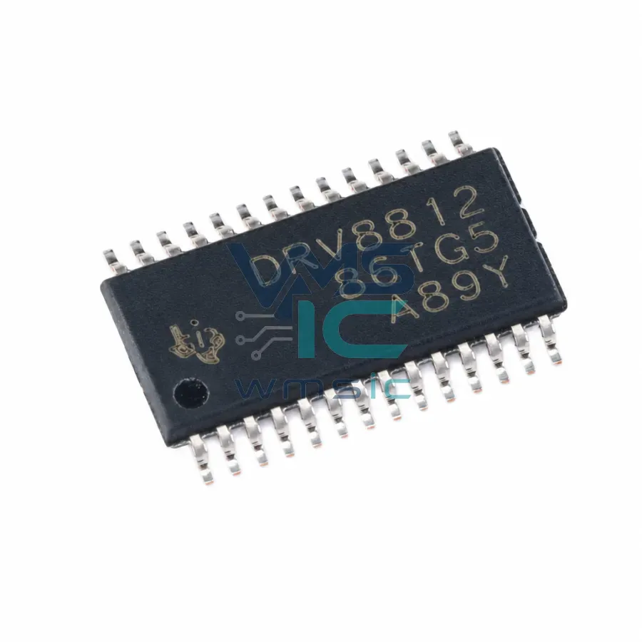 Драйвер биполярного шагового двигателя DRV8812PWPR, HTSSOP-28 Корпус