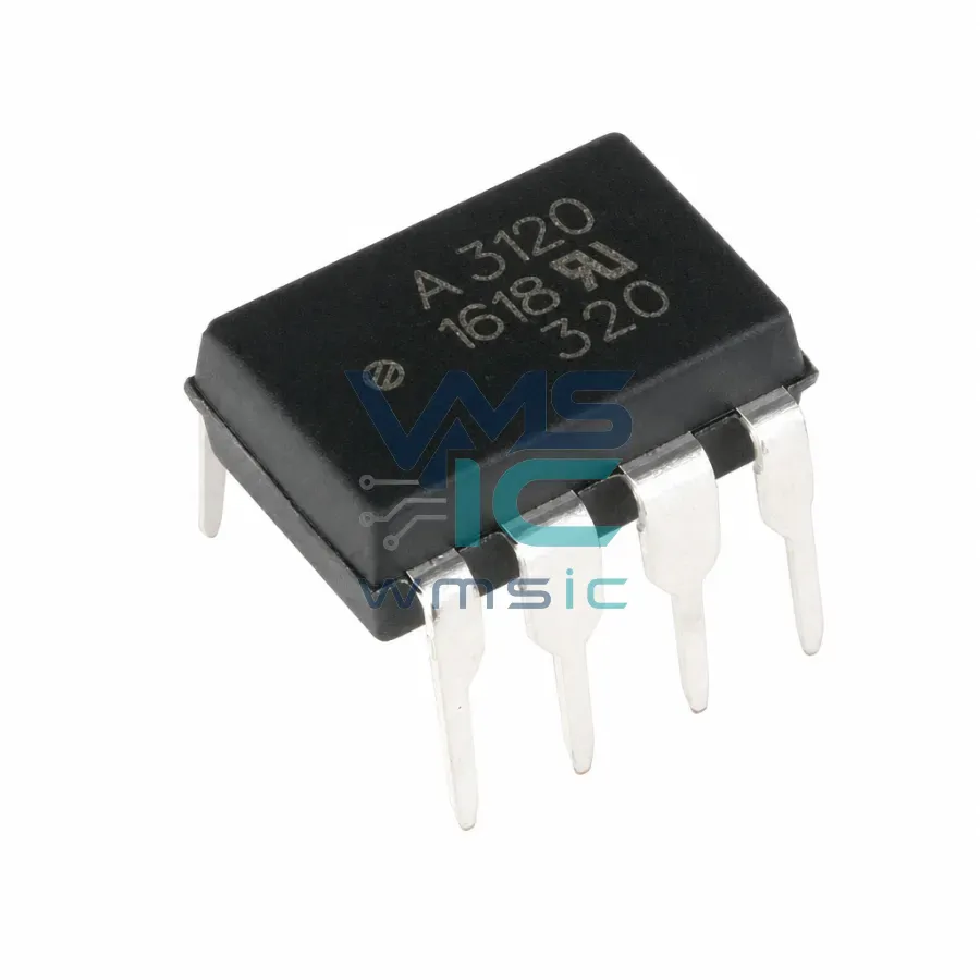 HCPL-3120-000E DIP-8 IGBT Gate Drive Photocoupler Optocoupler Chip HCPL-3120-000E Package