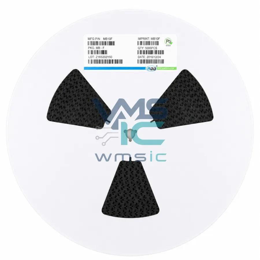 Диодный мост MB10F, 1А, 1000В, SMD однофазный выпрямитель Корпус