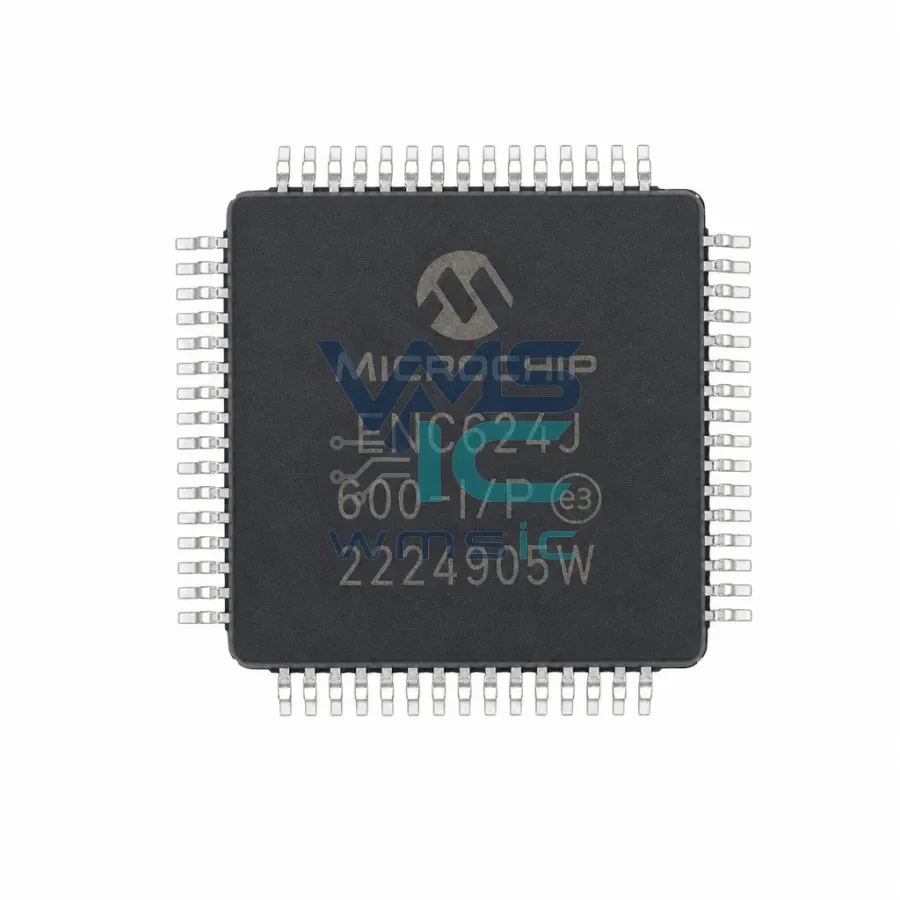 10/100 Этаблер Ethernet с SPI ENC624J600T-I/PT TQFP-64(10x10) Корпус