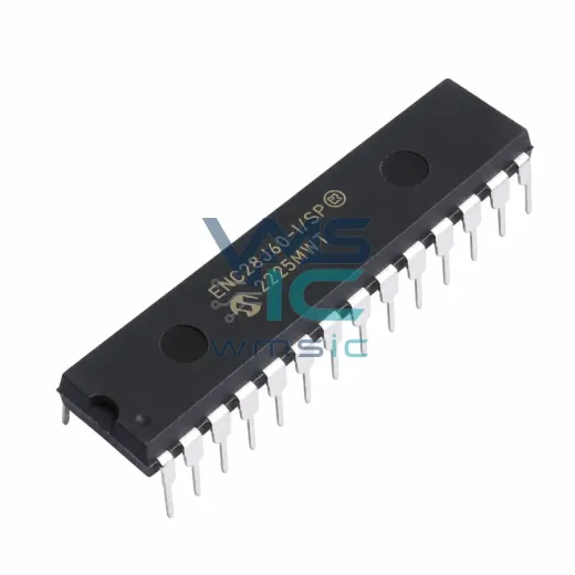 Автономный Ethernet-контроллер со SPI ENC28J60-I/SP, SPDIP-28