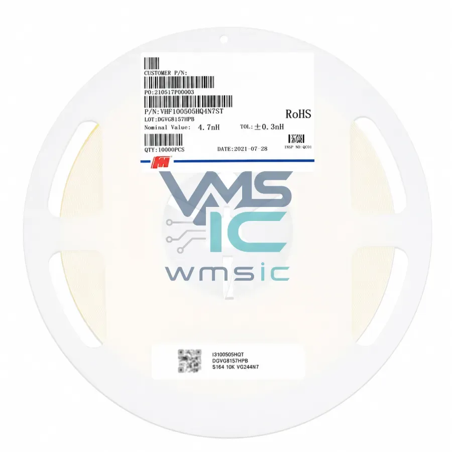 Индуктивность SMD 0402, 4.7 нГн +/- 0.3 нГн, 300 мА, VHF100505HQ4N7ST, 100 шт. Корпус