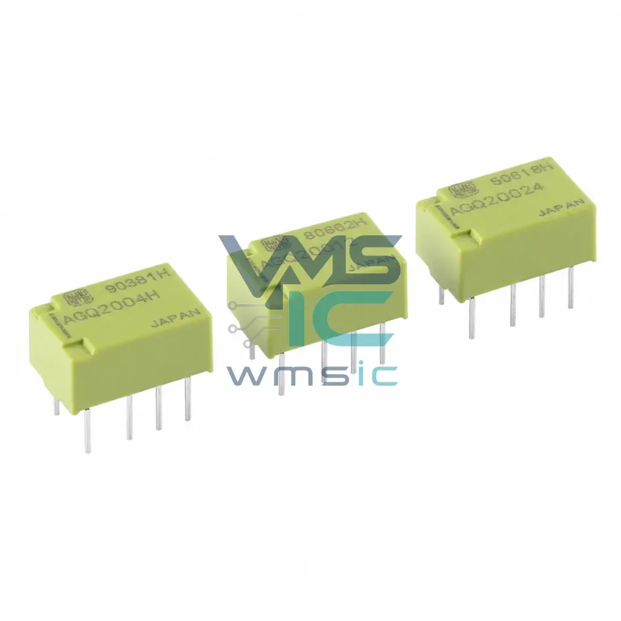 AGQ200 Series Signal Relay 5V 12V 24V DPDT 2C 2A 8-Pin AGQ2004H AGQ2004 Package