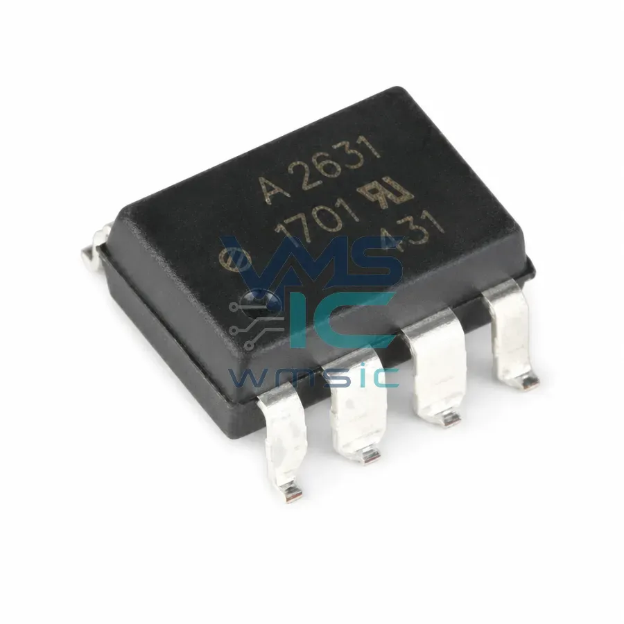 HCPL-2631-500E SMD-8 High CMR High Speed TTL Compatible Optocoupler HCPL-2631-500E Package