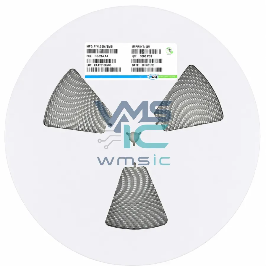 Диод выпрямительный S3M SMB (DO-214AA) 3А 1000В (10 шт.) Корпус