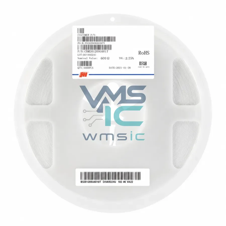 CBM201209U601T 0805 SMD Ferrite Bead 600 Ohm 2A 50 Pieces CBM201209U601T Package