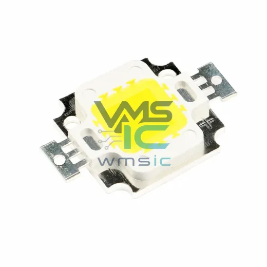 原装正品 10W大功率LED灯珠 双金线高亮度正白光 白色集成光源