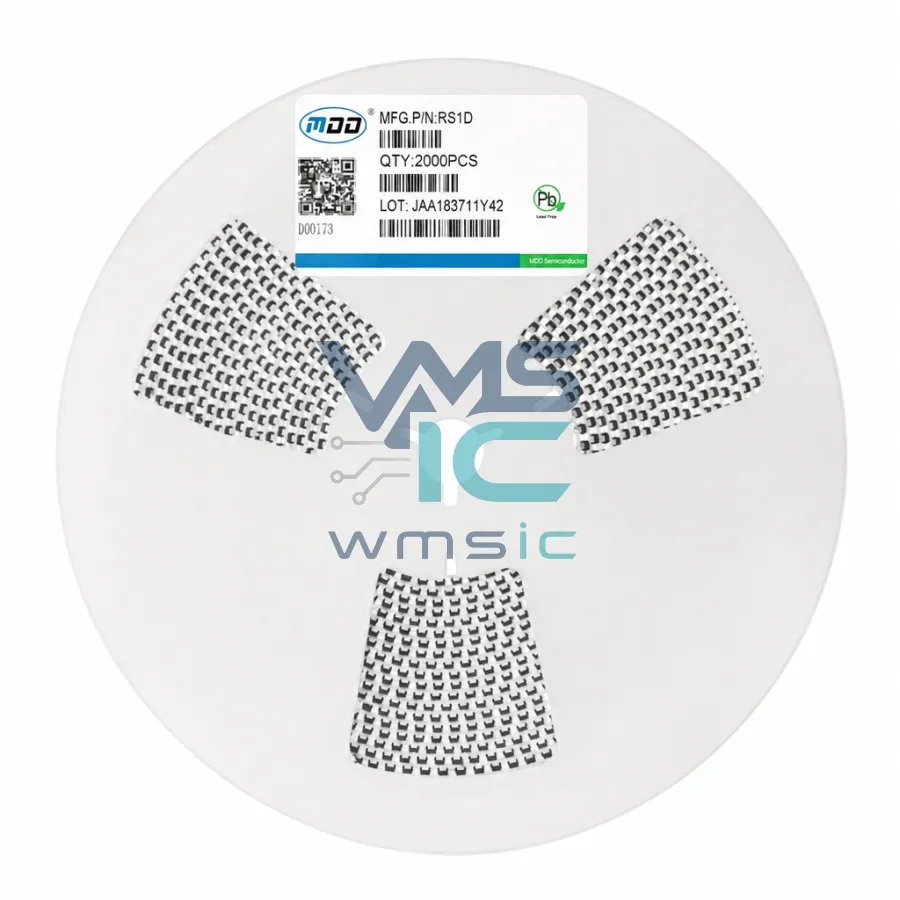 RS1D Диод быстровосстанавливающийся 1А 200В SMA (DO-214AC) SMD, 10 шт. Корпус