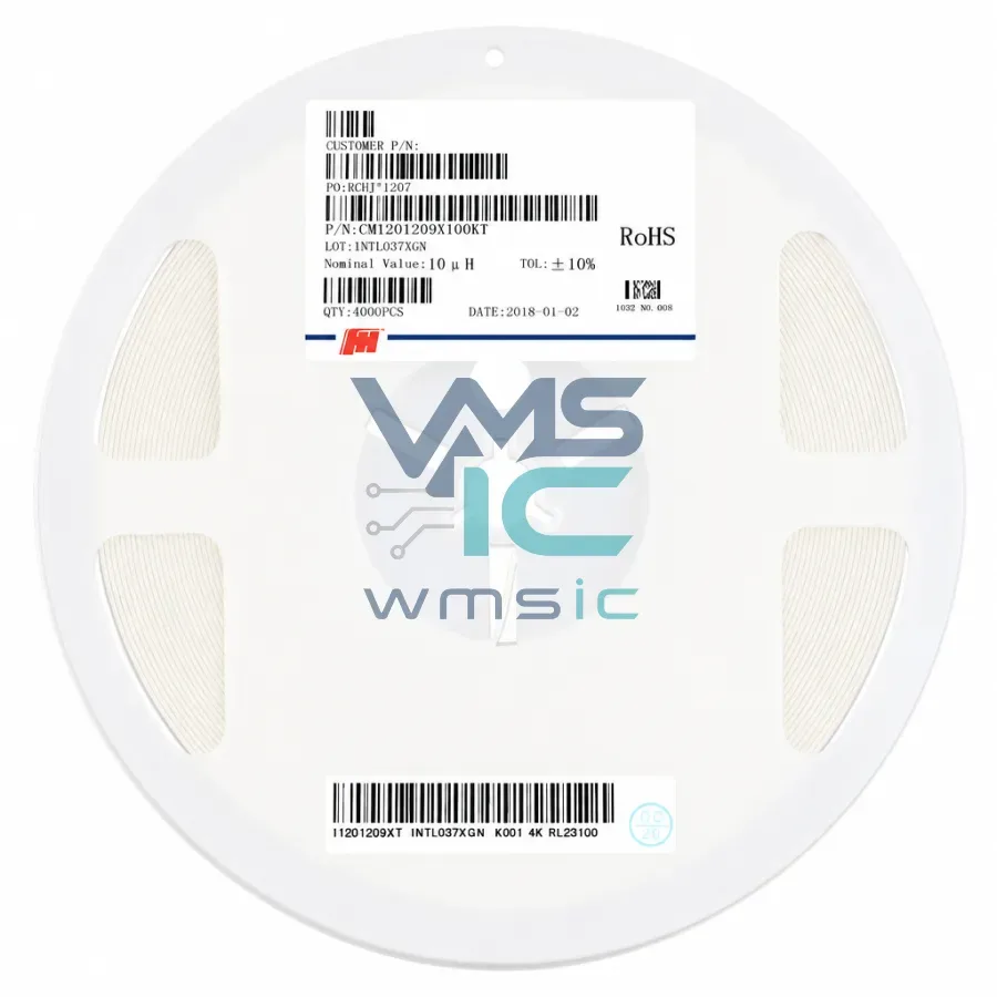 50PCS 0805 SMD Inductor 10uH+/ 10% 15mA CMI201209X100KT 10UH Package