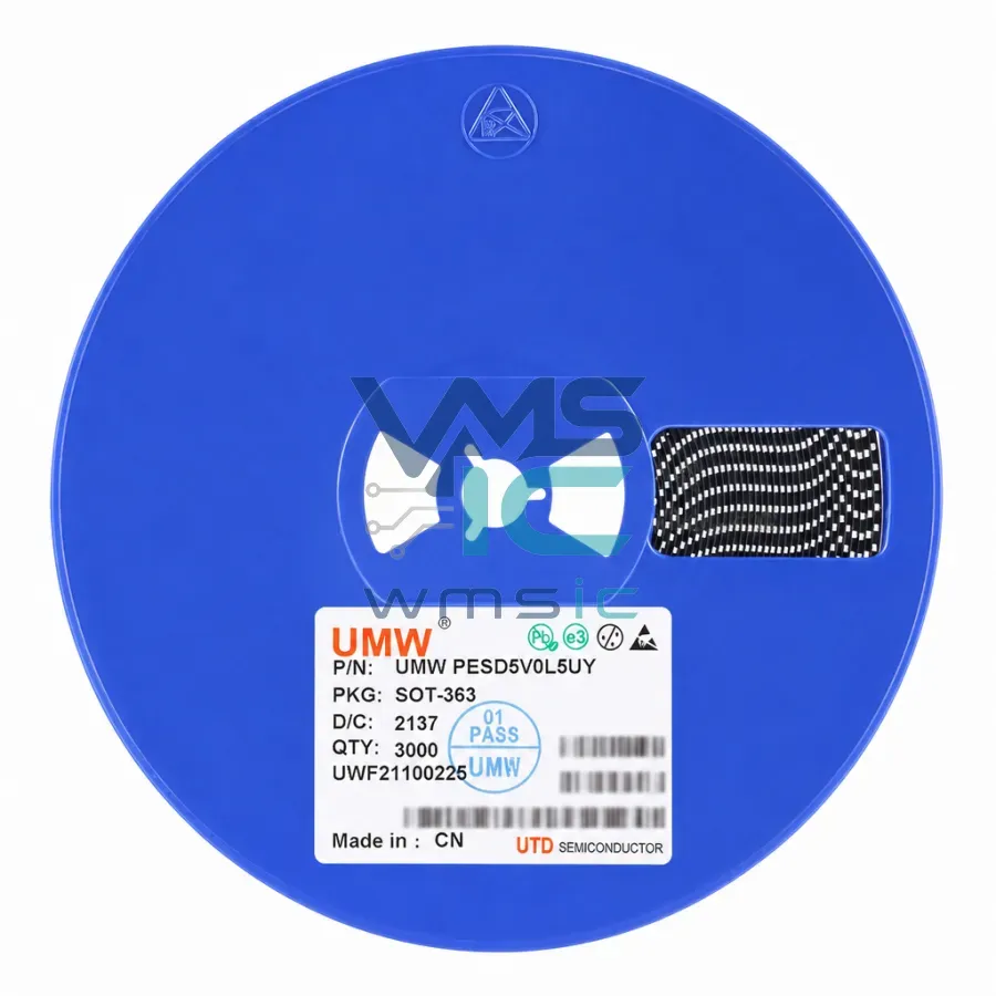 ESD-диодная сборка UMW PESD5V0L5UY 5 В, SOT-363 Корпус