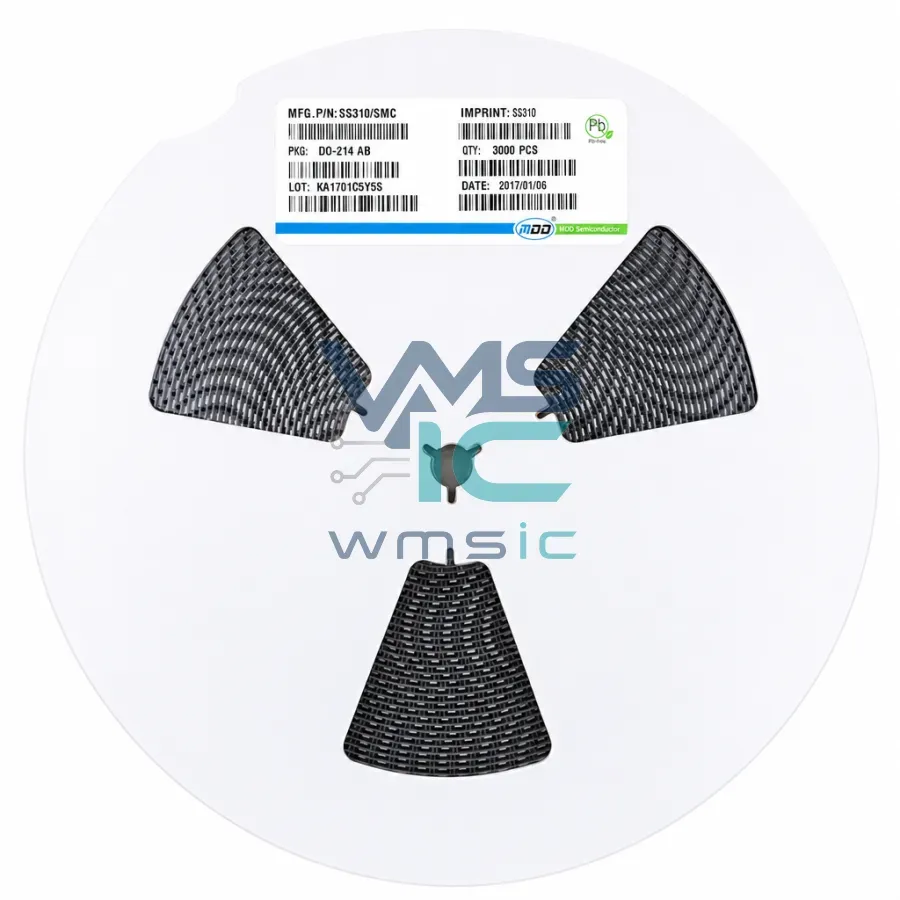 Диод Шоттки SS310 SMC (DO-214AB), 100В 3А, SMD, 5 шт. Корпус
