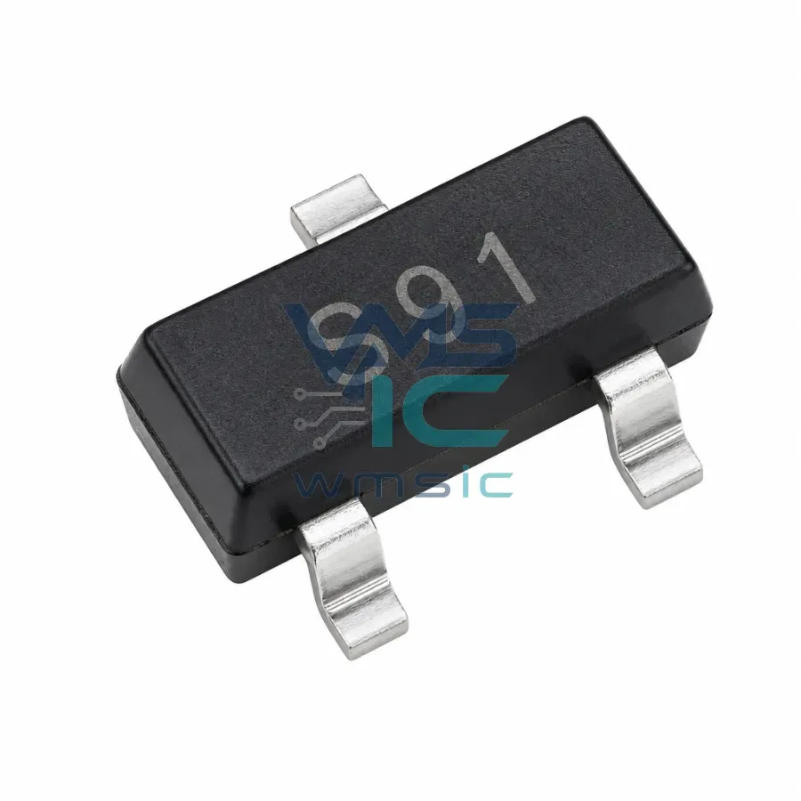 10PCS FMMT591 Marking 591 SOT-23 60V 1A PNP Transistor Triode FMMT591 Package