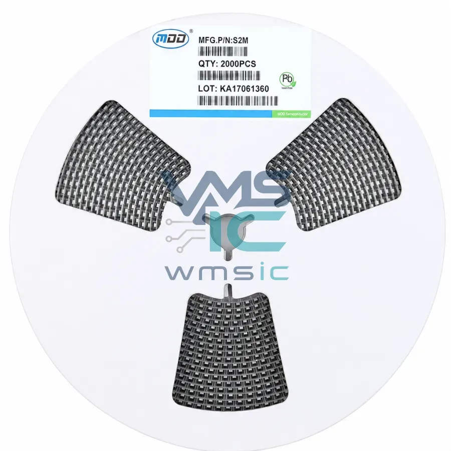 Выпрямительный диод S2M 2А 1000В, корпус SMA (DO-214AC), 10 шт. Корпус