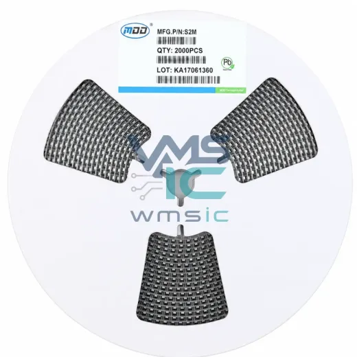 Выпрямительный диод S2M 2А 1000В, корпус SMA (DO-214AC), 10 шт.