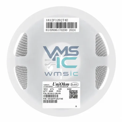 1812贴片电阻 12R(12R0) ±1% 0.75W 181207F120JT4E（10只） 181207F120JT4E