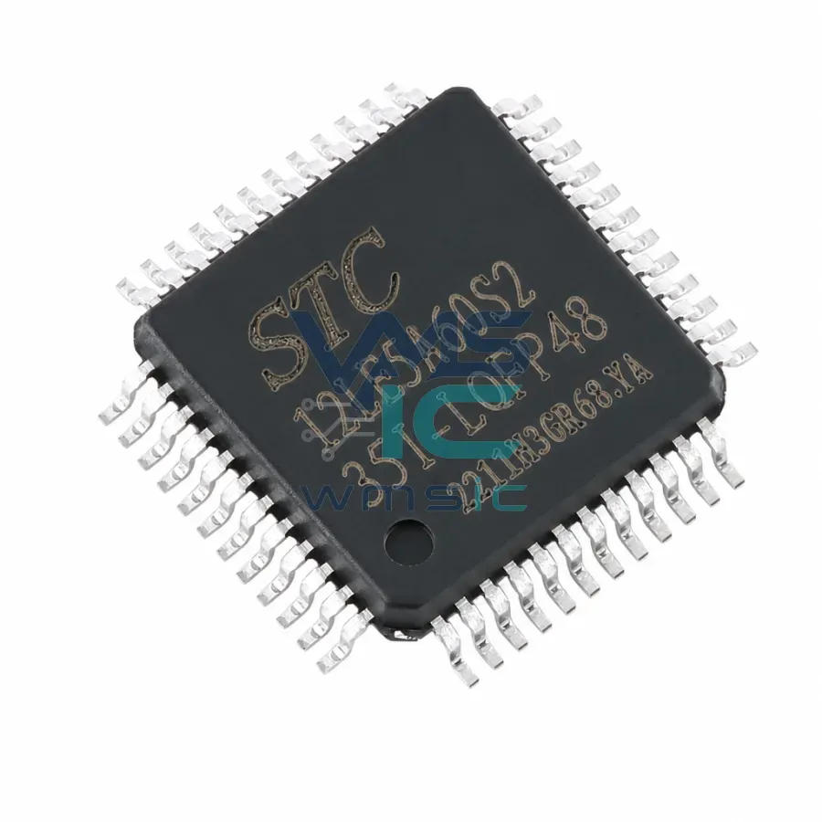 Микроконтроллер STC12LE5A60S2-35I-LQFP48, 8051 Enhanced 1T Корпус