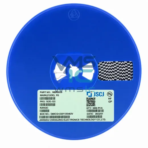 Диод Шоттки MBR0530 SOD-123, 30 В, 500 мА, 10 шт.