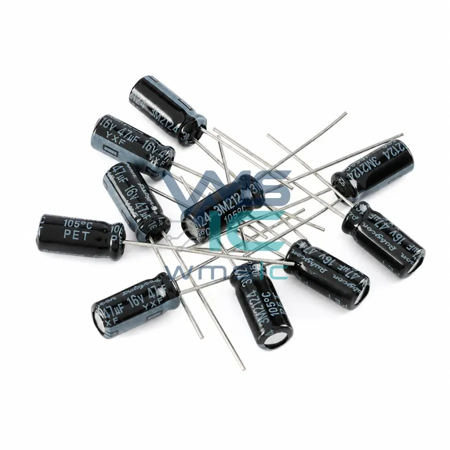 16YXF47MEFC5X11 47uF+/ 20% 16V Radial Electrolytic Capacitor 16YXF47MEFC5X11 Package