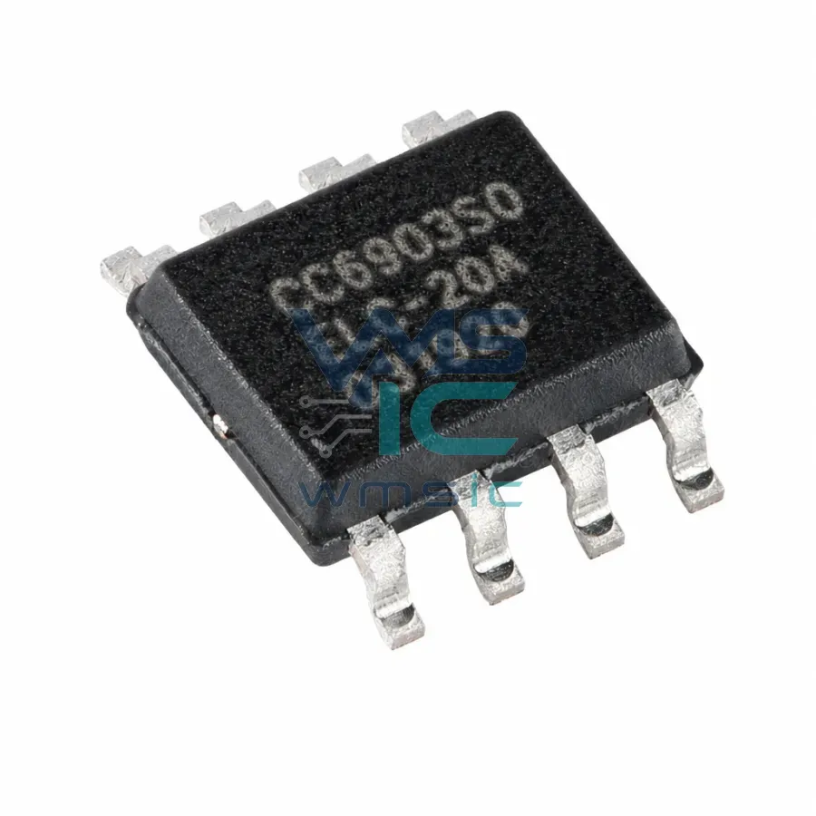 Датчик тока CC6903SO-20A на эффекте Холла, 20A, изоляция 100В, SOP-8 Корпус