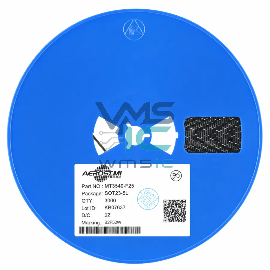 原装 MT3540-F25 SOT-23-5 1.5A 高达28V输出 1.2MHz升压轉换器 MT3540 封裝