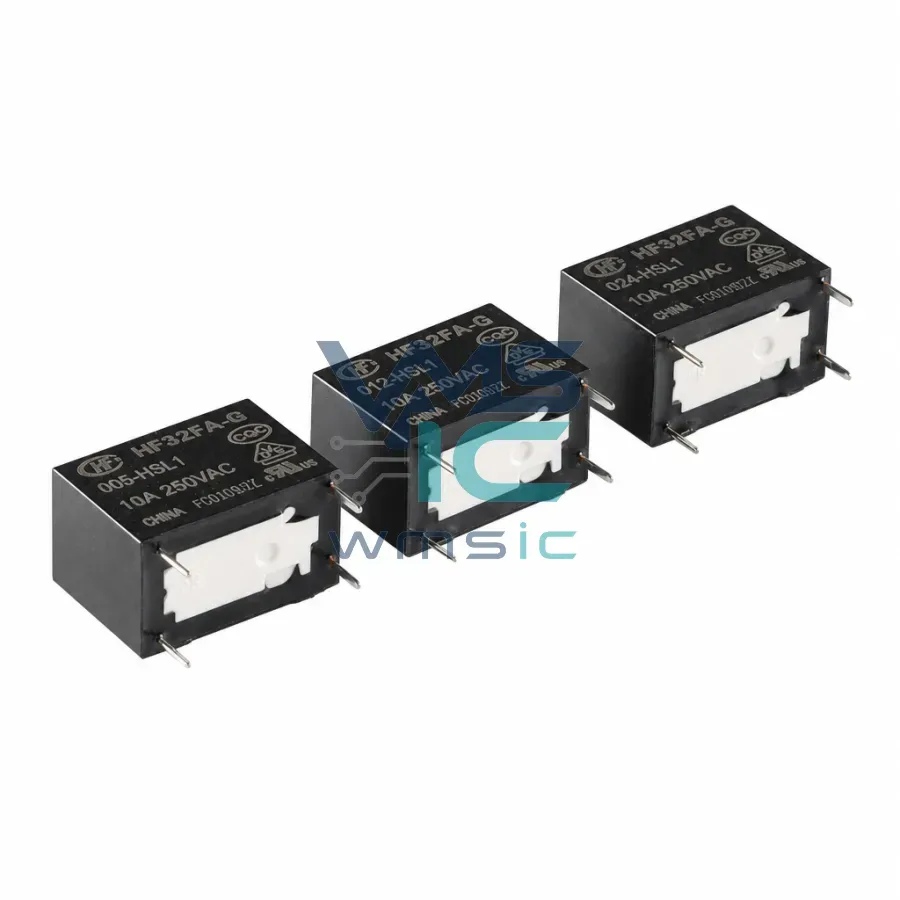HF32FA-G/005/012/024-HSL1 5V/12V/24V 4-Pin Sensitive Type Relay Normally Open HF32FA Package