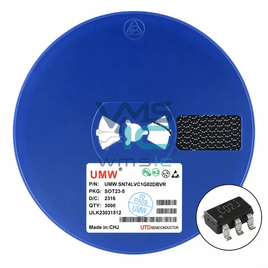 Логический элемент 2-ИЛИ-НЕ SN74LVC1G02DBVR SOT-23-5 Корпус