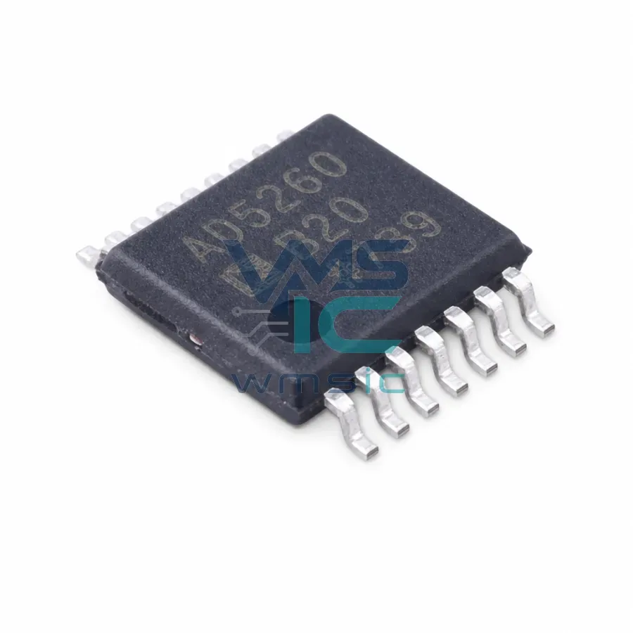 Цифровой потенциометр AD5260BRUZ20-RL7 (256 позиций, 15В), TSSOP-14 Корпус