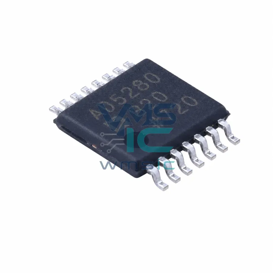 單/双通道、+15 V/±5 V、256位、I2C兼容型数字电位计 AD5280BRUZ20 TSSOP-14 封裝