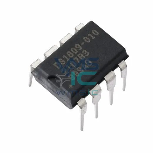 Цифровой потенциометр DS1809-010+, 10 кОм, 64 положения, DIP-8