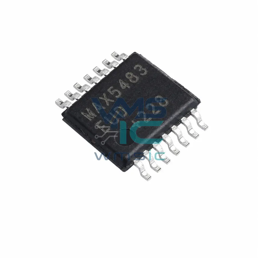 10-битный энергонезависимый цифровой потенциометр MAX5483EUD+T, TSSOP-14 Корпус