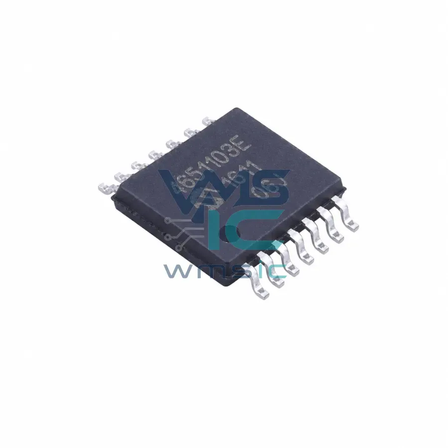 7/8-битный двойной I2C цифровой пьезометр с памятью нестабильности MCP4651-103E/ST TSSOP-14 Корпус