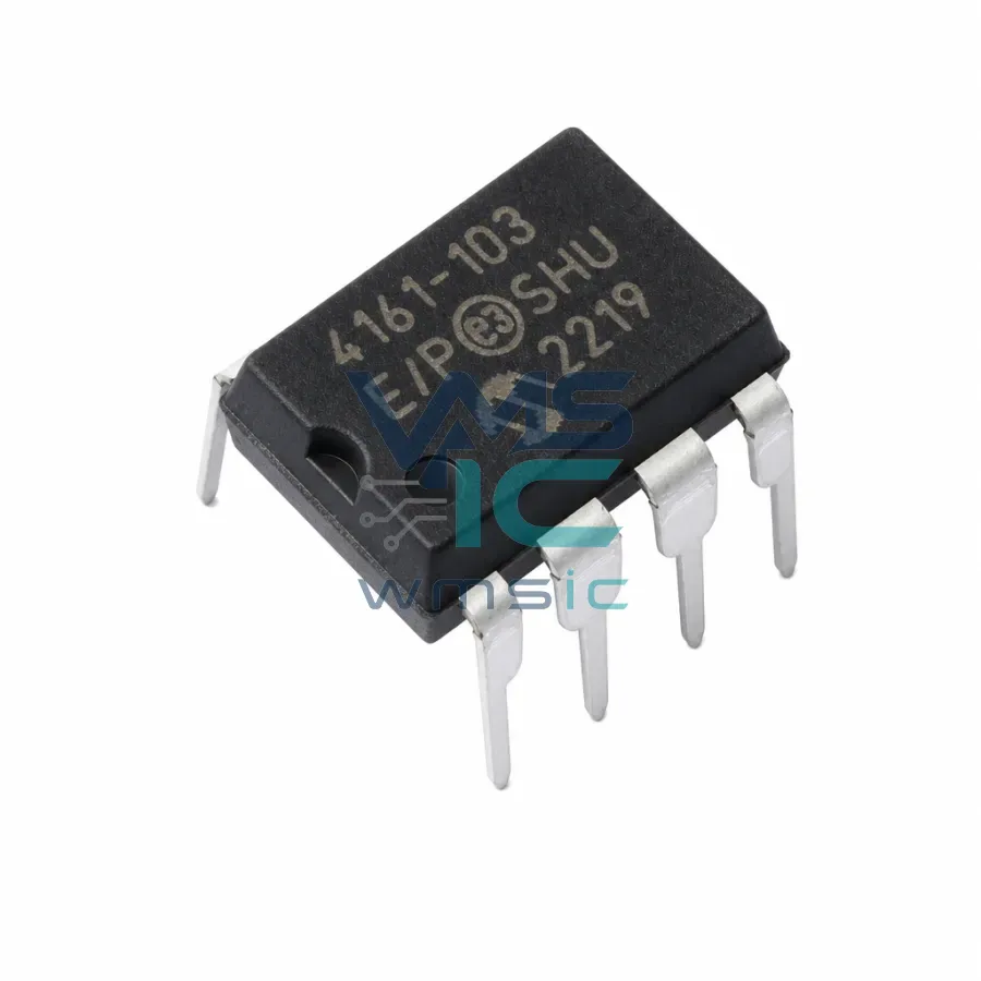 Цифровой потенциометр MCP4161-103E/P, 7/8 бит, SPI, DIP-8 Корпус