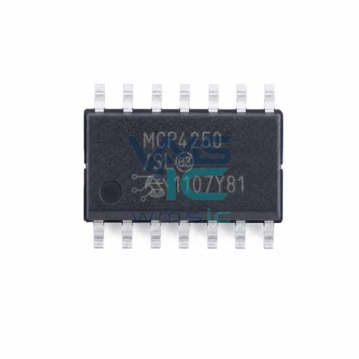 Цифровой потенциометр MCP42050-I/SL, 50 кОм, Dual SPI, SOIC-14