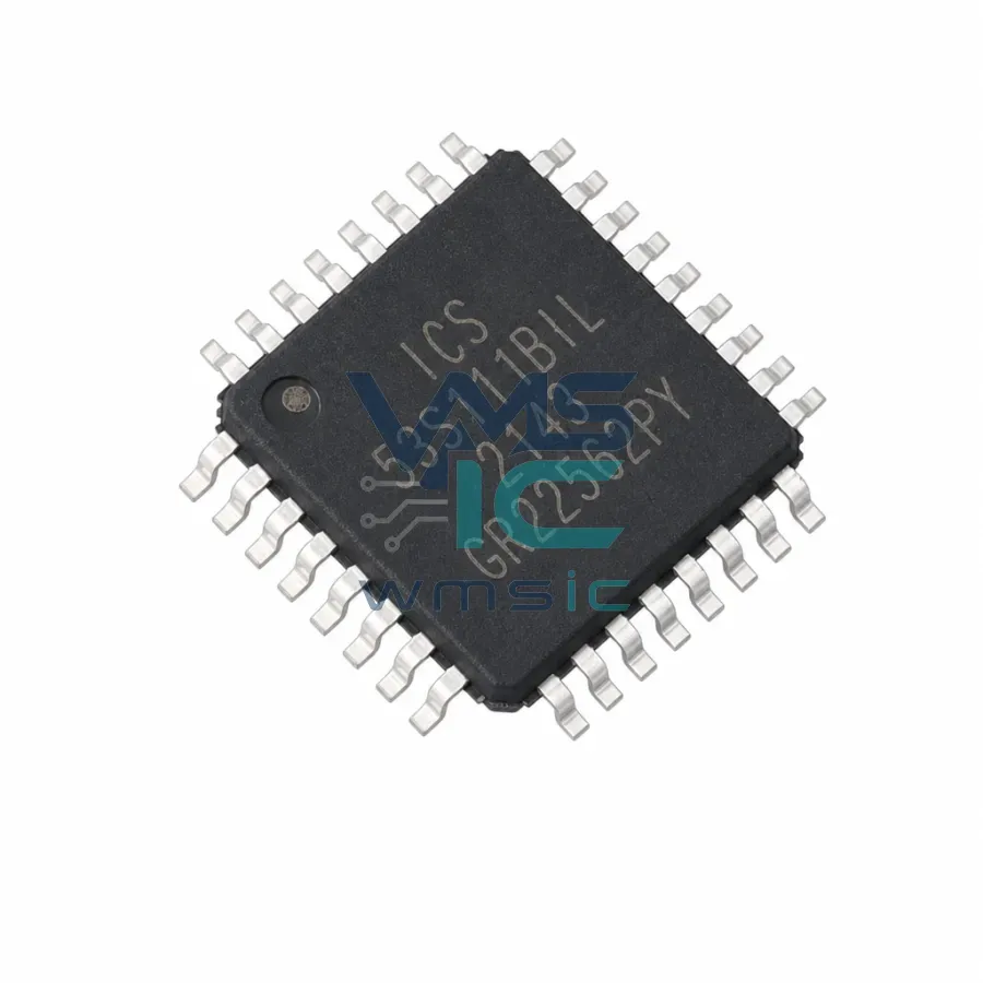 低偏斜、1 到 10 差分至 2.5V/3.3V LVPECL/ECL 扇出缓冲器 853S111BYILFT HLQFP-32(7x7) 封裝