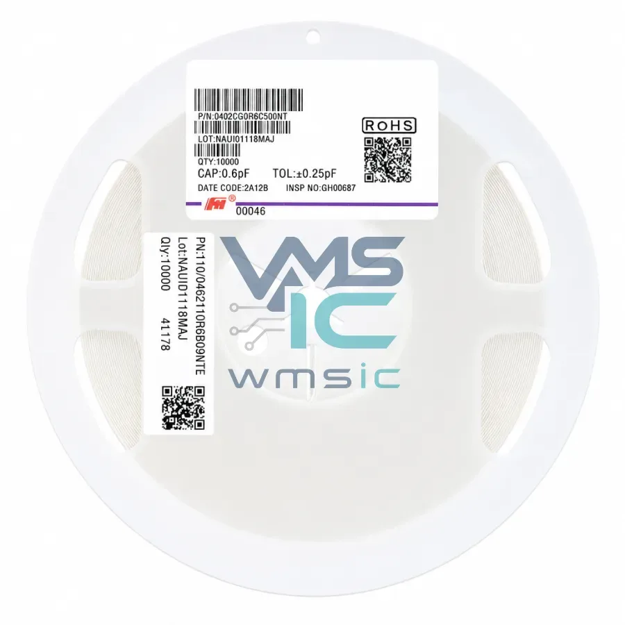 Конденсатор 0.6pF 0402CG0R6C500NT Корпус