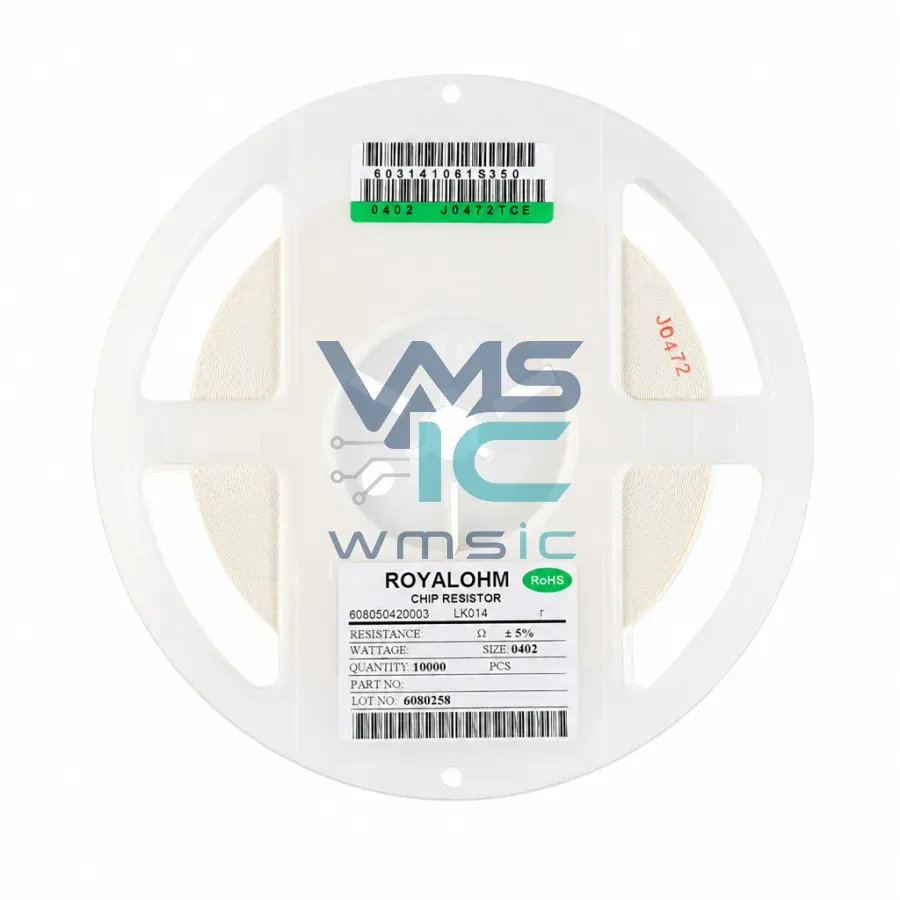 Резистор 0402 SMD 510 кОм ±5% 1/16 Вт 0402WGJ0514TCE, 100 шт. Корпус