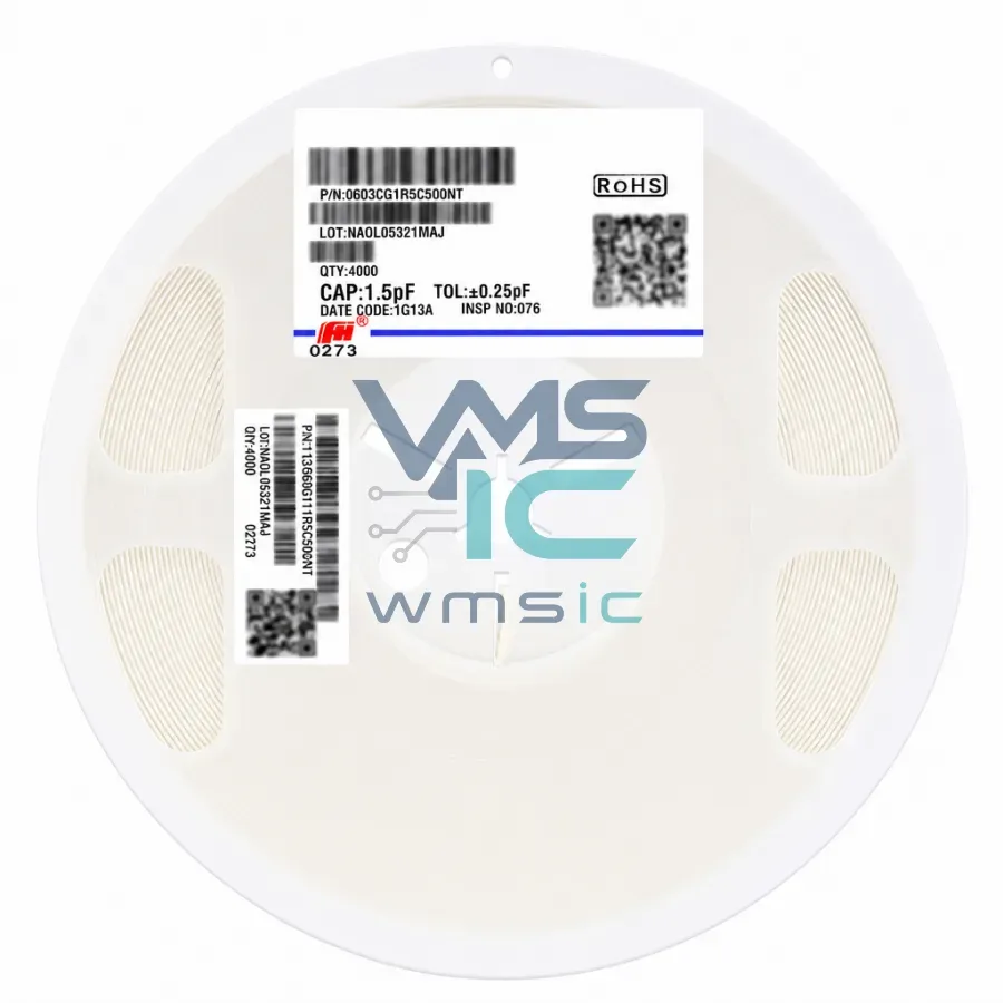 0603 SMD Ceramic Capacitor 1.5pF 1R5 50V+/ 0.25pF C0G 0603CG1R5C500NT 100pcs 0603CG1R5C500NT Package