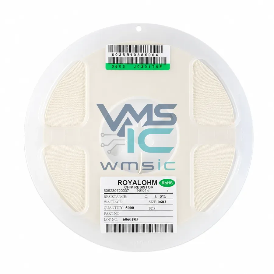 0603 SMD Resistor 620K Ohm 1/10W 5% Tolerance Marking 624 200 Pcs Package