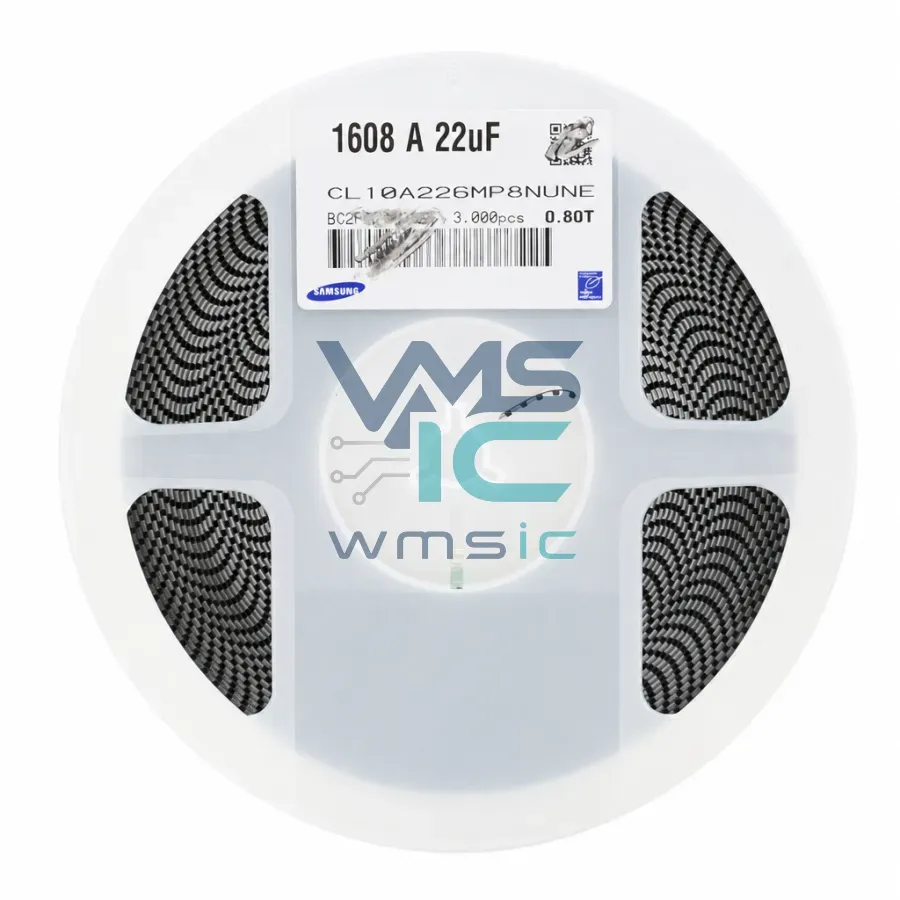 0603 SMD Capacitor 22uF 226+/ 20% 10V X5R CL10A226MP8NUNE 50pcs CL10A226MP8NUNE Package