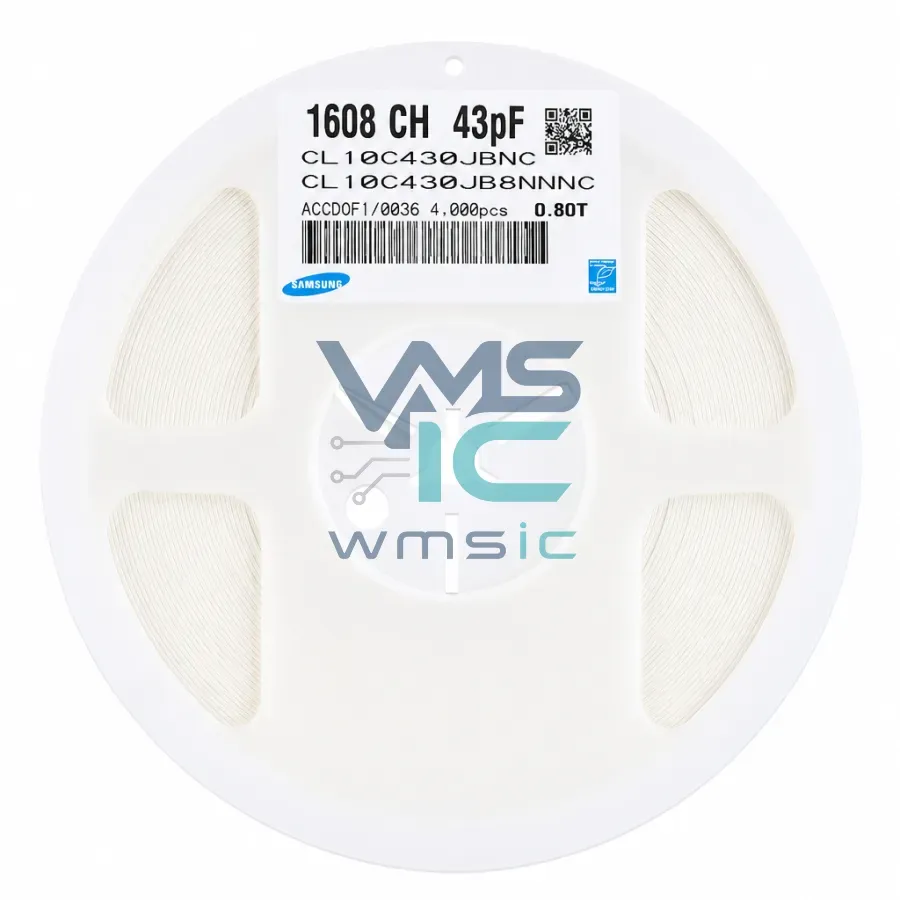CL10C430JB8NNNC 0603 SMD Capacitor 43pF 430+/ 5% 50V COG 50Pcs CL10C430JB8NNNC Package