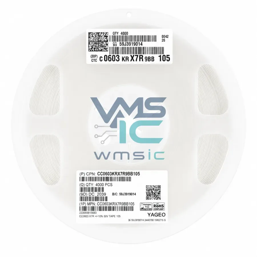 Конденсатор 1uF CC0603KRX7R9BB105 Корпус