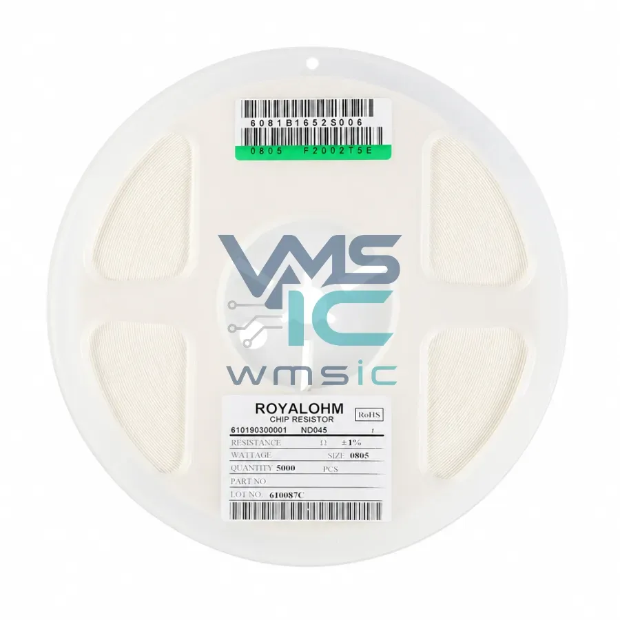0805 SMD Resistor 1.1M Ohm 1M1+/ 1% 1/8W 0805W8F1104T5E 50 Pcs 0805W8F1104T5E Package