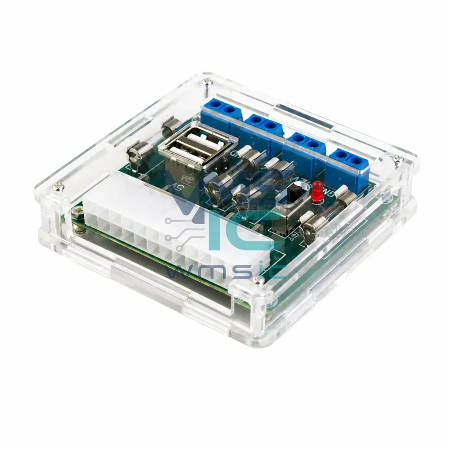 Адаптер для блока питания ATX с клеммами и USB портами Корпус