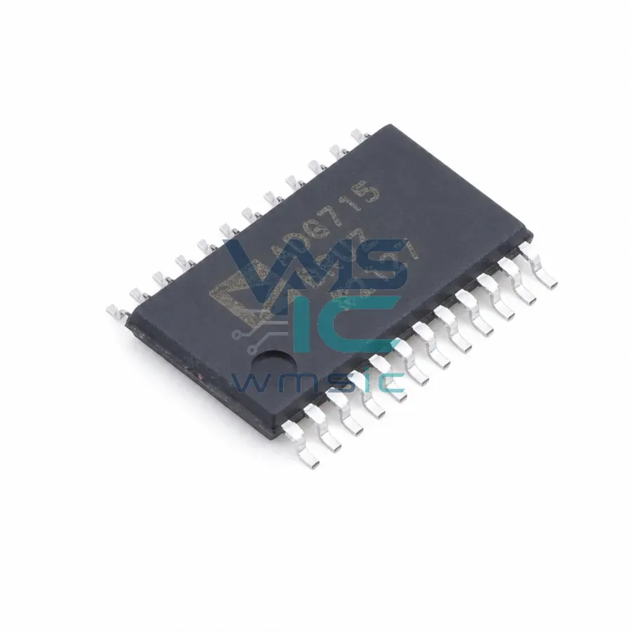 CMOS, 低电压设备，串行控制，八通道SPST开关 ADG715BRUZ TSSOP-24 封装
