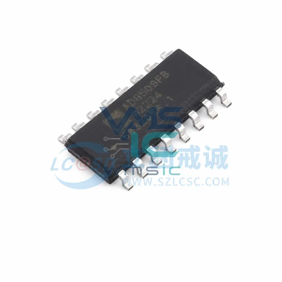 Мультиплексор с защитой от сбоев ADG509FBRNZ, 4 канала, 4:1, 270 Ом, SOIC-16 Корпус