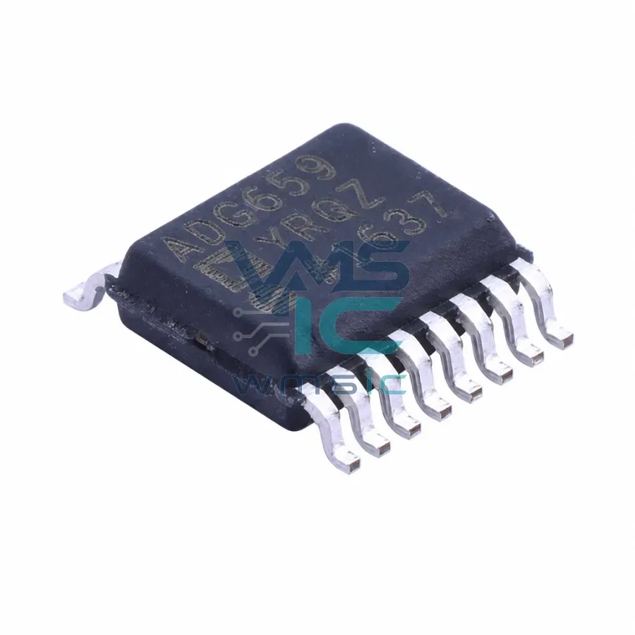 ADG659YRQZ CMOS 3V/5V/+/- 5V 4-Channel Differential Multiplexer QSOP-16 ADG659YRQZ QSOP-16-150mil Package