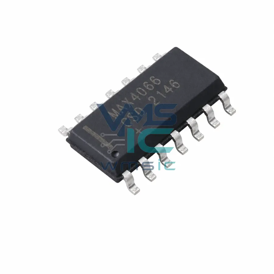 Четырехканальный аналоговый переключатель SPST MAX4066CSD+, SOIC-14 Корпус