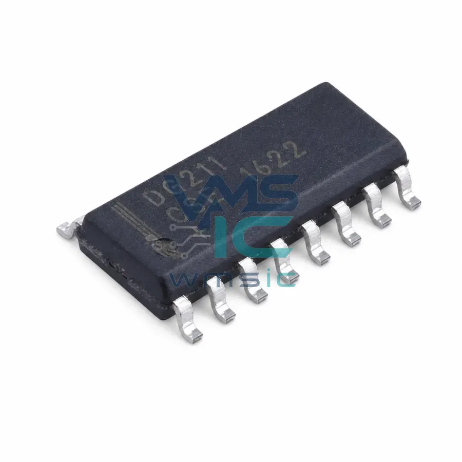 КМОП-переключатель DG211CSE+ SOIC-16, четырехканальный SPST Корпус